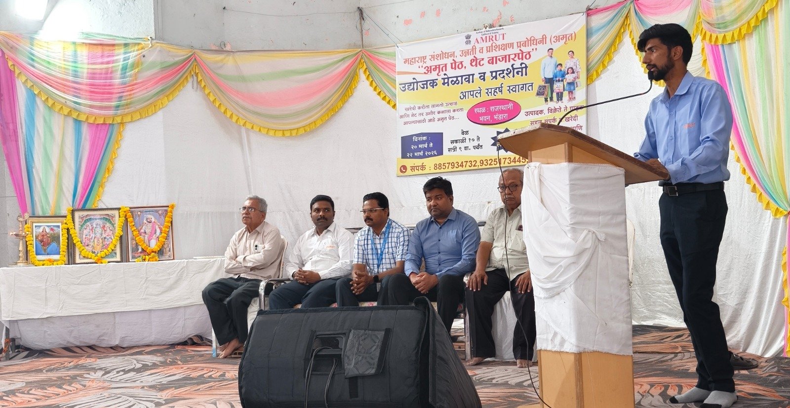 भंडाऱ्यात अमृतपेठ थेट बाजारपेठेत तीन दिवसांत सव्वादोन लाखांच्या स्वदेशी उत्पादनांची विक्री