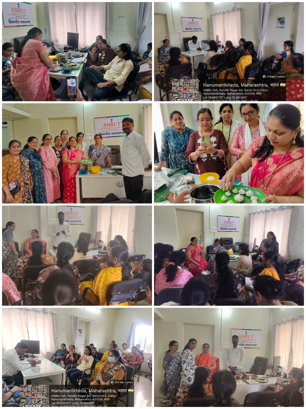 अमृतच्या वतीने महिलांसाठी मोफत मोदक प्रशिक्षण उत्साहात संपन्न. उकडीच्या मोदकातून महिलांच्या स्वावलंबनाची नवी गोड सुरुवात! अतिरिक्त फोटो