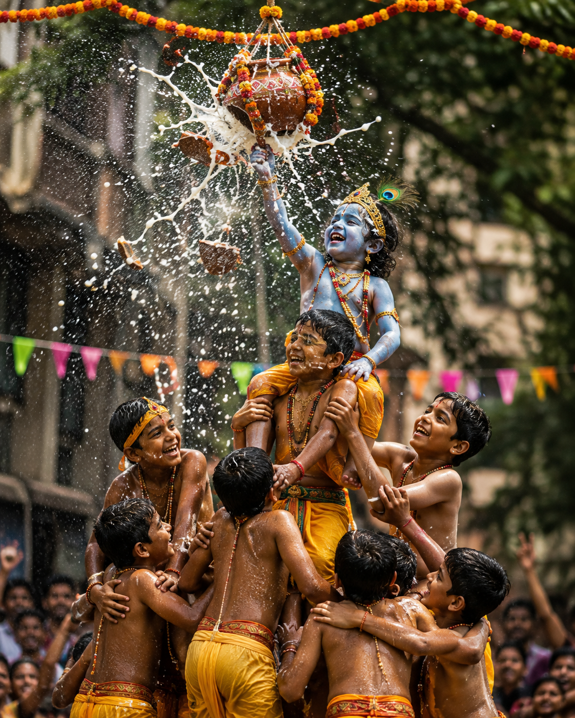 गोपाळकाला म्हणजे फक्त दही-पोहे नव्हे…! श्रीकृष्णाच्या बाललीलेत दडलेला ‘एकजुटीचा’ सुंदर संदेश अतिरिक्त फोटो