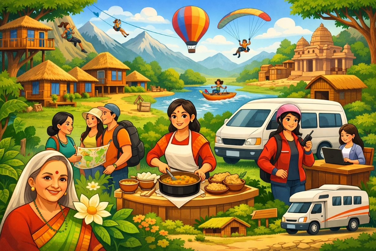 आई पर्यटन धोरण - पर्यटन क्षेत्रात व्यवसाय सुरू करण्यासाठी महिलांना बिनव्याजी कर्ज